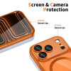 Tech-Protect MagFlex MagSafe ümbris Apple iPhone 17 Pro Max jaoks, läikiv Cosmic Orange