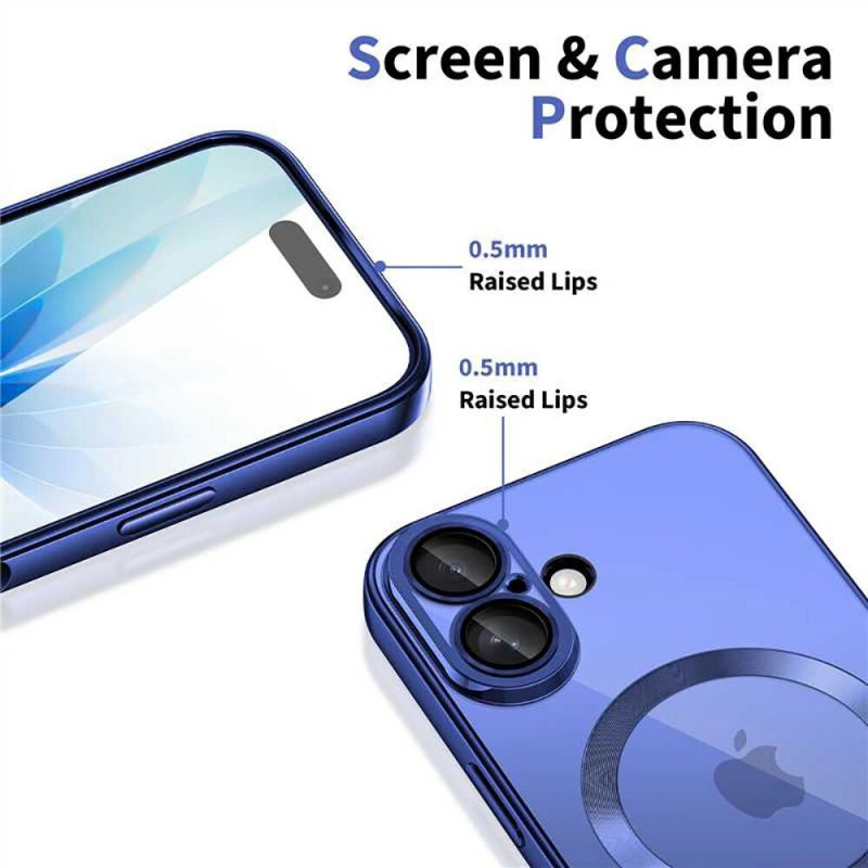 Tech-Protect MagFlex MagSafe ümbris Apple iPhone 17 jaoks, Shiny Mist Blue