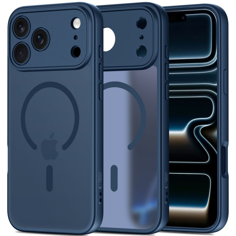 Tech-Protect BasicMag MagSafe ümbris Apple iPhone 17 Pro jaoks, matt tumesinine
