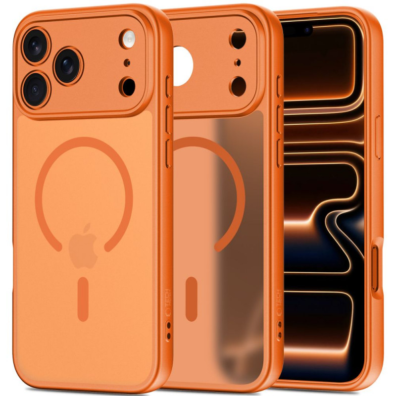 Tech-Protect BasicMag MagSafe ümbris Apple iPhone 17 Pro Max-le, mati Cosmic Orange