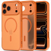 Tech-Protect BasicMag MagSafe ümbris Apple iPhone 17 Pro jaoks, matt Cosmic Orange