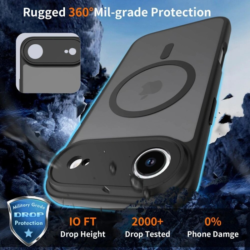Tech-Protect BasicMag MagSafe ümbris Apple iPhone 17 Pro jaoks, matt Cosmic Orange