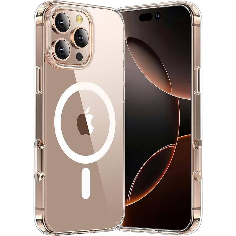 Tech-Protect TP Flex MagSafe ümbris Apple iPhone 16 Pro Max-le, läbipaistev