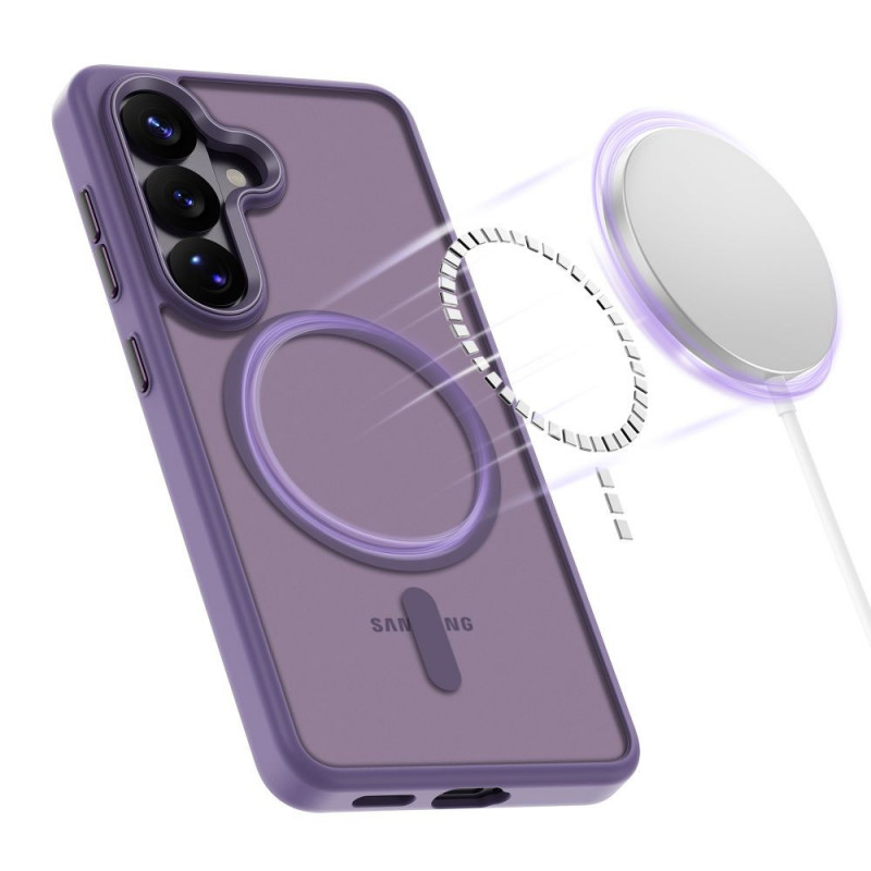 Tech-Protect Magmat MagSafe ümbris Samsung Galaxy S26 jaoks, mati cobalt violetne