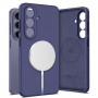 Tech-Protect silikoonist MagSafe ümbris Samsung Galaxy S26 jaoks, Cobalt Violet