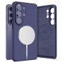 Tech-Protect silikoonist MagSafe ümbris Samsung Galaxy S26 Ultra jaoks, Cobalt Violet