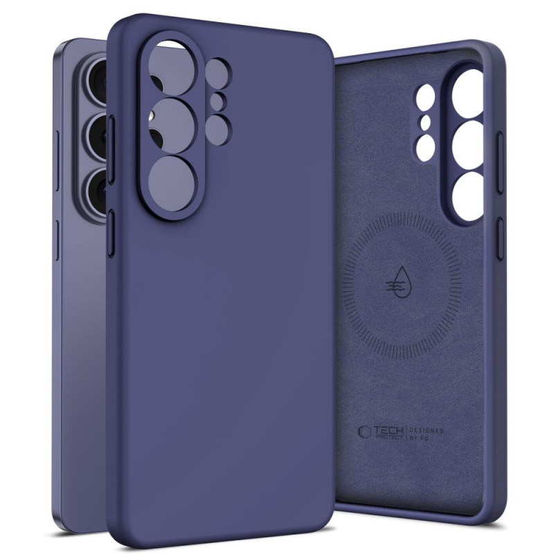 Tech-Protect silikoonist MagSafe ümbris Samsung Galaxy S26 Ultra jaoks, Cobalt Violet