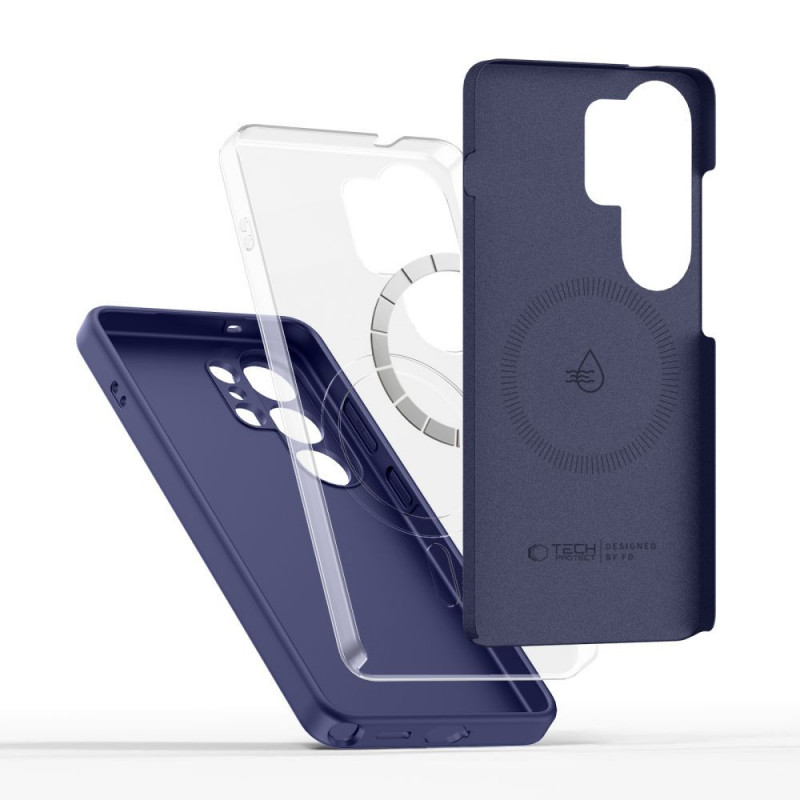 Tech-Protect silikoonist MagSafe ümbris Samsung Galaxy S26 Ultra jaoks, Cobalt Violet