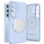Tech-Protect silikoonist MagSafe ümbris Samsung Galaxy S26 Ultra jaoks, Sky Blue