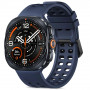 Tech-Protect silikoonist Air-rihm Samsung Galaxy Watch Ultra 1 / 2 (2024-2026) 47 mm jaoks, Navy Blue