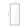 Tech-Protect Glass Fit+ karastatud klaas Motorola Moto G57 / G57 Power / G67 Power jaoks (2 tk), must