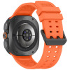 Tech-Protect silikoonist Air-rihm Samsung Galaxy Watch Ultra 1 / 2 (2024-2026) 47 mm jaoks, tangerine orange
