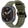 Tech-Protect silikoonist Air-rihm Samsung Galaxy Watch Ultra 1 / 2 (2024-2026) 47 mm jaoks, oliivroheline
