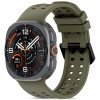 Tech-Protect silikoonist Air-rihm Samsung Galaxy Watch Ultra 1 / 2 (2024-2026) 47 mm jaoks, oliivroheline
