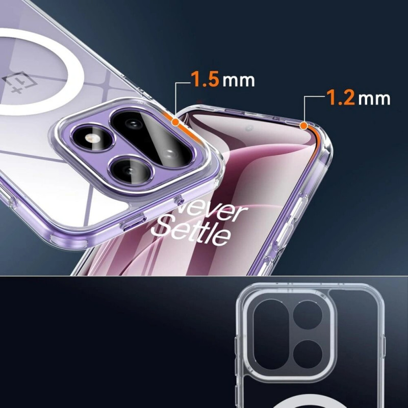 Tech-Protect Flexair Hybrid MagSafe ümbris OnePlus 15 läbipaistev
