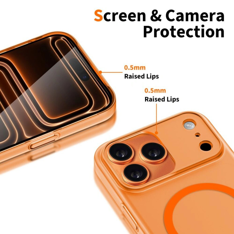 Tech-Protect Magslim MagSafe kate Apple iPhone 17 Pro Max matile cosmic orange