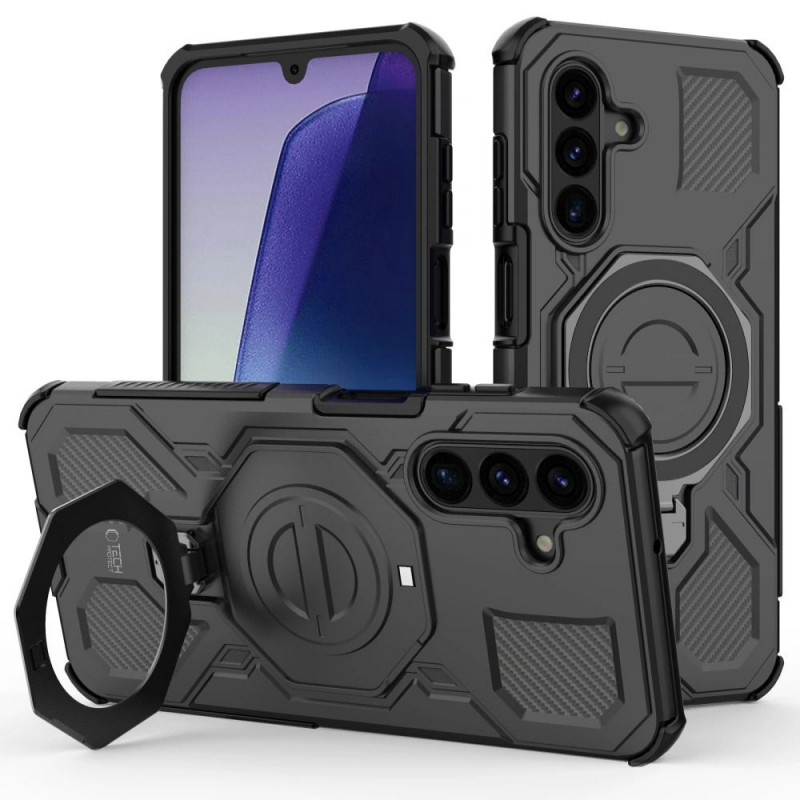 Tech-Protect TacticStand MagSafe ümbris Samsung Galaxy A17 / A18 4G / 5G mattmust