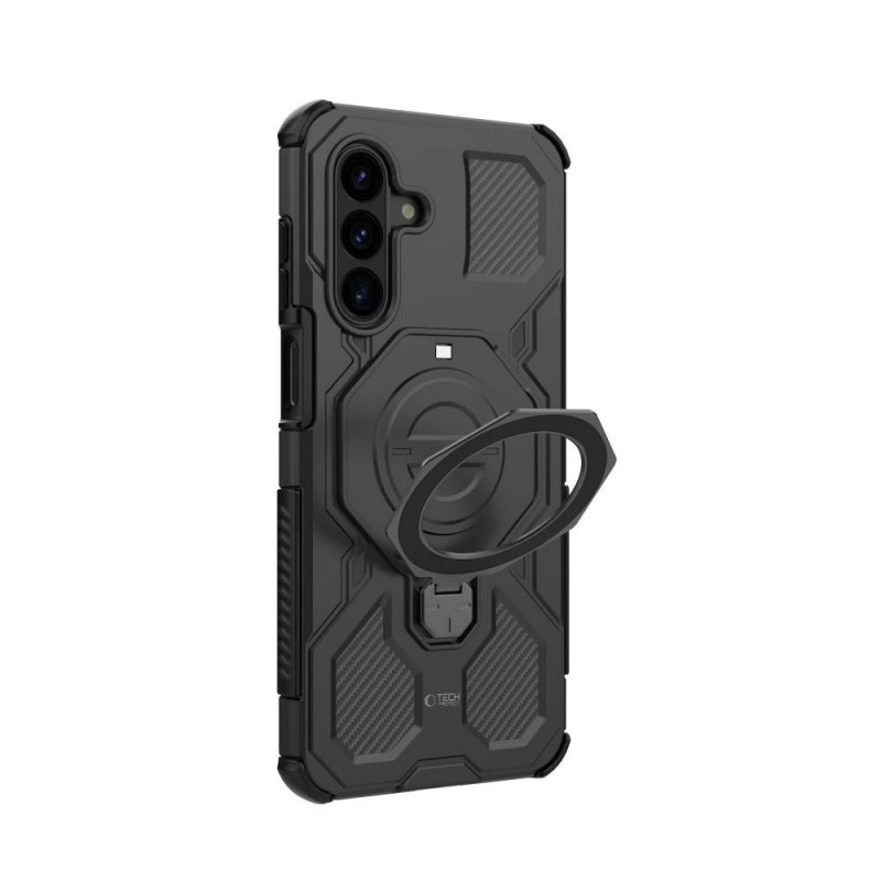Tech-Protect TacticStand MagSafe ümbris Samsung Galaxy A17 / A18 4G / 5G mattmust