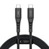 Tech-Protect Ultraboost UB11T USB-C - USB-C kaabel PD 240W, 200 cm, must