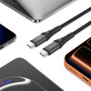 Tech-Protect Ultraboost UB11T USB-C - USB-C kaabel PD 240W, 200 cm, must