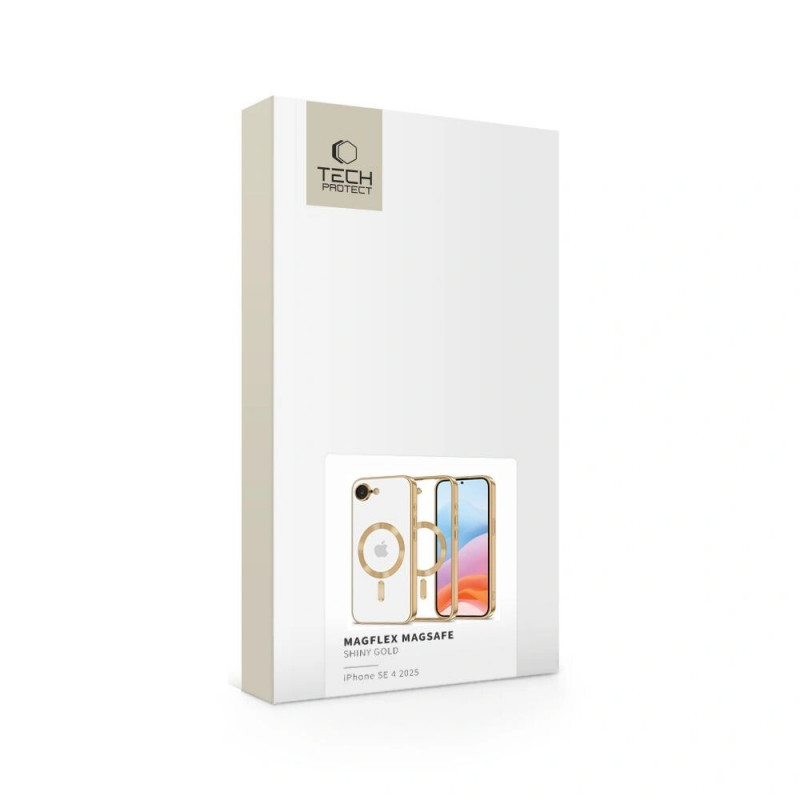 Tech-Protect MagFlex MagSafe ümbris THP3927 Apple iPhone 17e / 16e, Shiny Gold