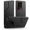 Tech-Protect Kevlar Aura MagSafe ümbris Samsung Galaxy S25 Ultra jaoks, must/oranž