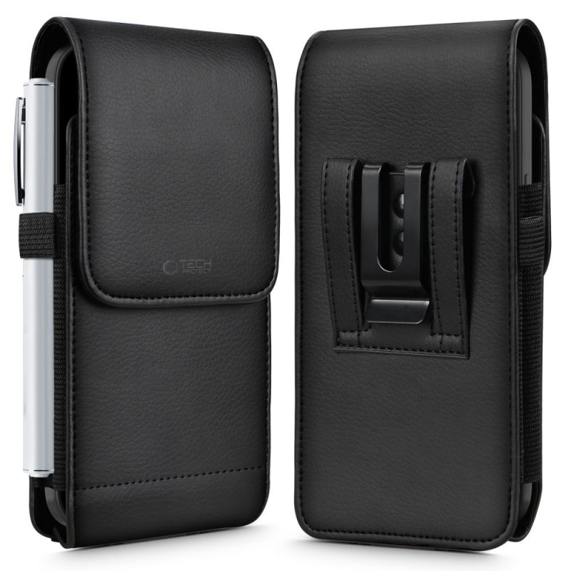 Tech-Protect SM75 universaalne telefonikott 5,8–6,8-tollistele nutitelefonidele, must