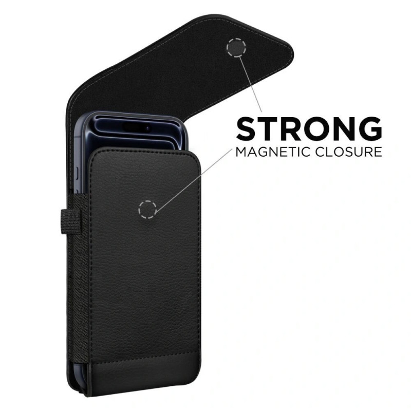 Tech-Protect SM75 universaalne telefonikott 5,8–6,8-tollistele nutitelefonidele, must