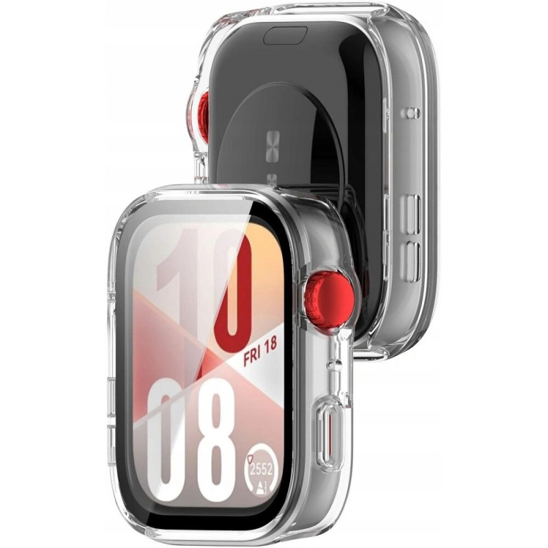 Tech-Protect Defense kaitsekate Huawei Watch Fit 4-le, läbipaistev