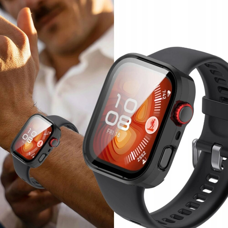 Tech-Protect Defense kaitsekate Huawei Watch Fit 4-le, läbipaistev
