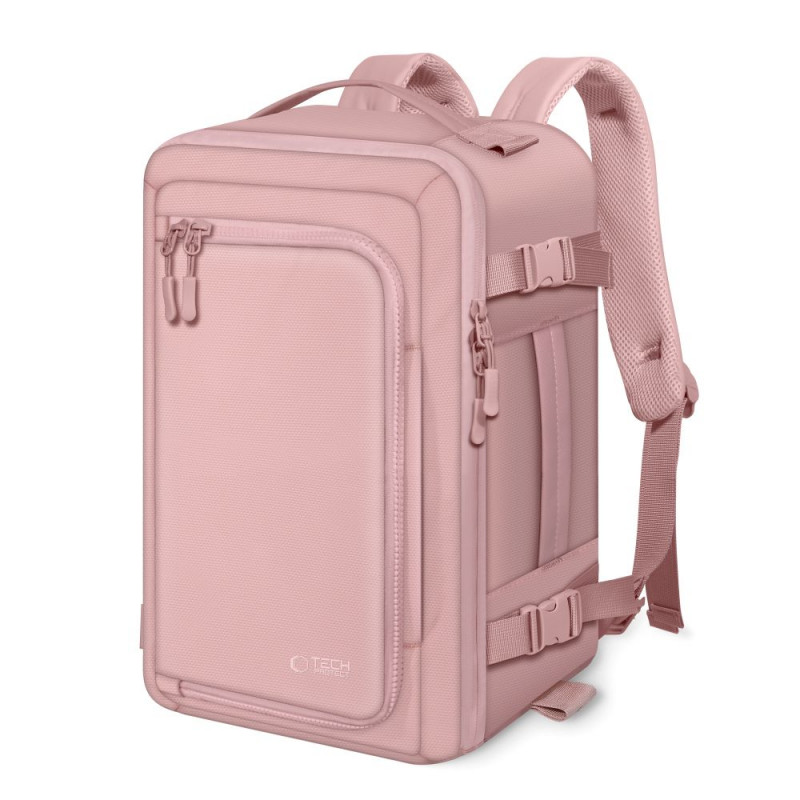 Tech-Protect Defender S50 Ryanair & Wizzair reisilaptopile mõeldud salongiseljakott, 20 L, 40x20x25 cm, Dusty Pink