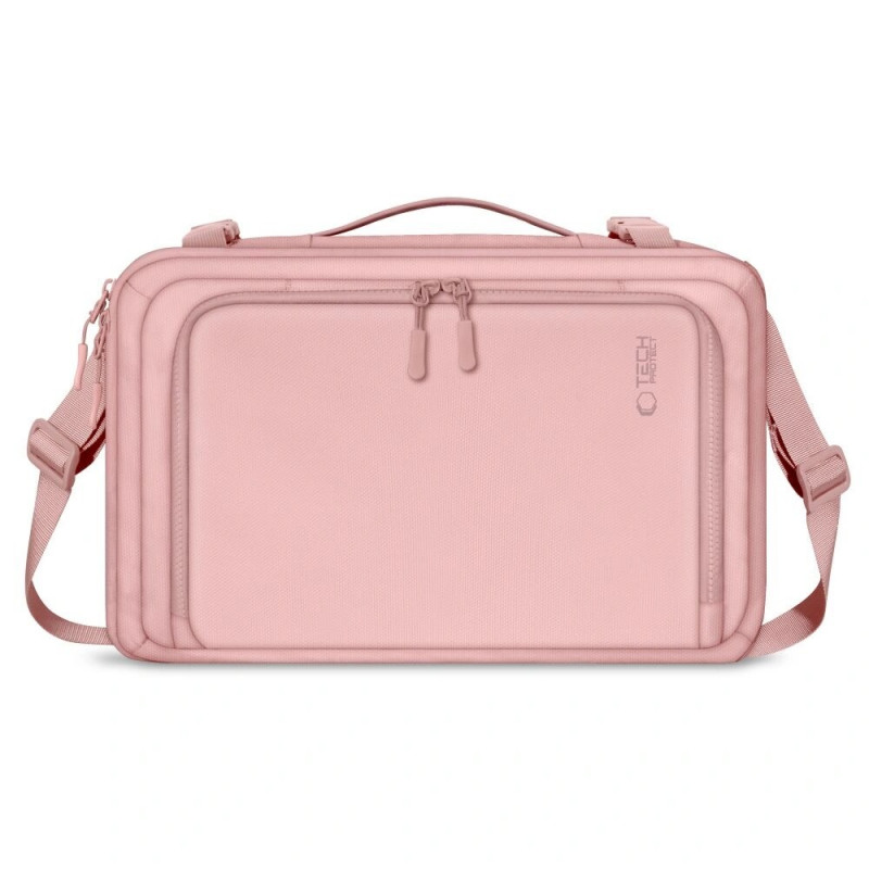 Tech-Protect Defender S50 Ryanair & Wizzair reisilaptopile mõeldud salongiseljakott, 20 L, 40x20x25 cm, Dusty Pink