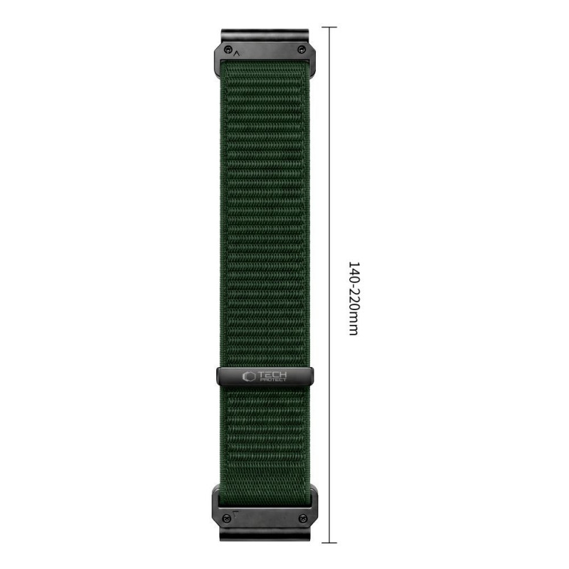 Tech-Protect NylonLoop Garmin Fenix 5X / 5X Plus / 6X / 6X Pro / 7X / 8 / 8 Pro / 9 / 9 Pro kellarihm (51 mm), Military Green