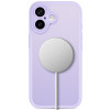 Tech-Protect MagPeak MagSafe CC ümbris Apple iPhone 17-le, mati lavendel