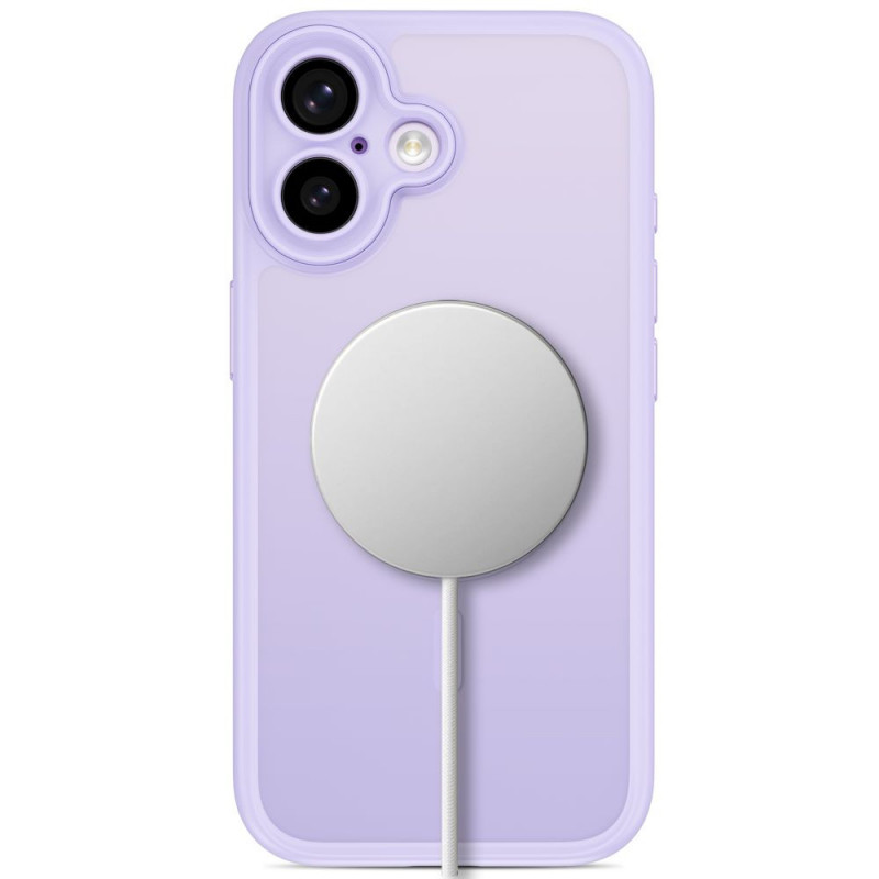 Tech-Protect MagPeak MagSafe CC ümbris Apple iPhone 17-le, mati lavendel