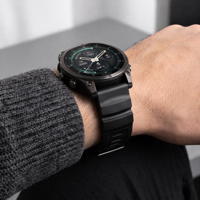 Tech-Protect Motion Garmin Fenix 5X / 5X Plus / 6X / 6X Pro / 7X / 8 / 8 Pro / 9 / 9 Pro kellarihm (47 mm), must