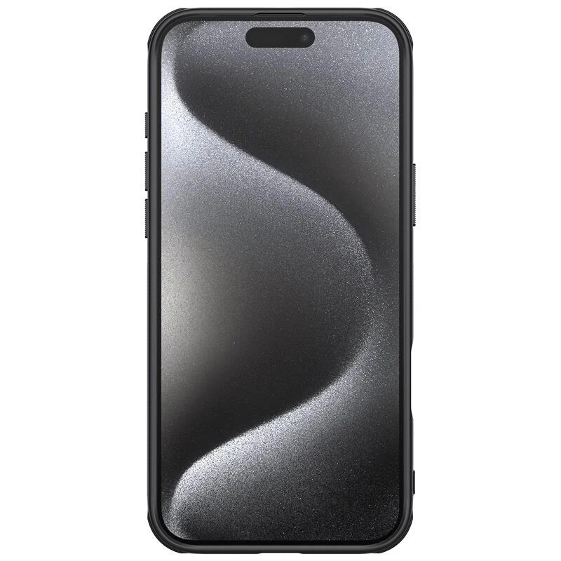 Nillkin Super Frosted Shield Pro kaitseümbris Apple iPhone 16 Pro jaoks, must