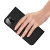 Dux Ducis Skin Pro rahakotiga ümbris Apple iPhone 15 Plus, must