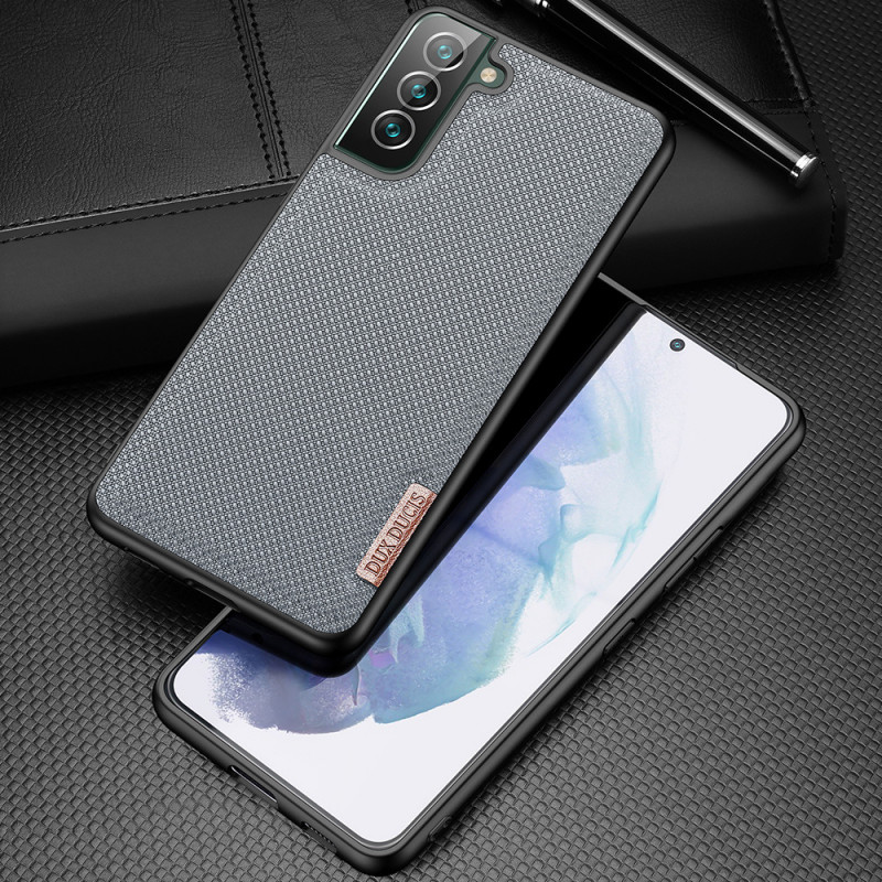 Dux Ducis Fino nailonümbris Samsung Galaxy S22+ (S22 Plus) jaoks, sinine