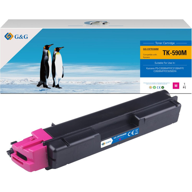 G&G ühilduv tooner Kyocera TK590M / 1T02KVBNL0 jaoks (14434)