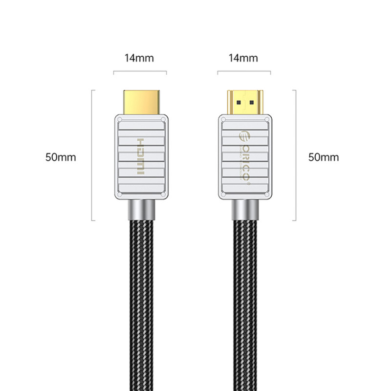 Orico H8CY HDMI 2.1 kaabel, 8K 60 Hz, 3 m, must