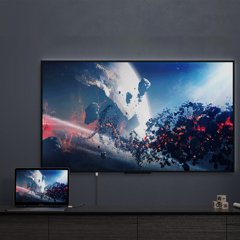 Orico H8CY HDMI 2.1 kaabel, 8K 60 Hz, 3 m, must