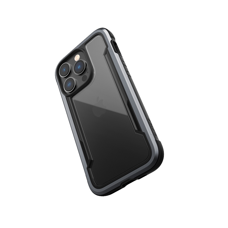 X-Doria Raptic Shield kaitsekott Apple iPhone 14 Pro jaoks, must