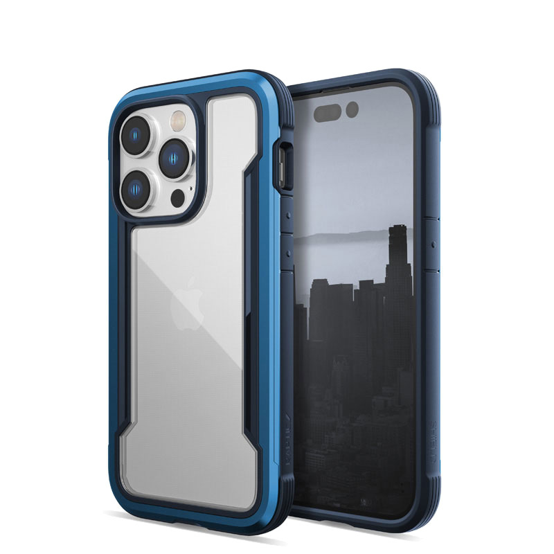 X-Doria Raptic Shield kaitsekott Apple iPhone 14 Pro jaoks, Marine Blue