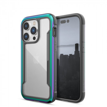 X-Doria Raptic Shield kaitsekott Apple iPhone 14 Pro jaoks, Iridescent