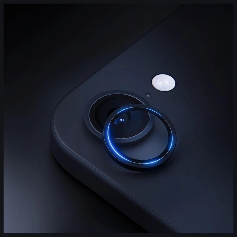 3MK HARDY Lens Protection Pro kaamera objektiivi kaitseklaas Apple iPhone Air jaoks, must