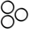 3MK HARDY Lens Protection Pro kaamera objektiivi kaitseklaas Apple iPhone 17 Pro / 17 Pro Max jaoks, must