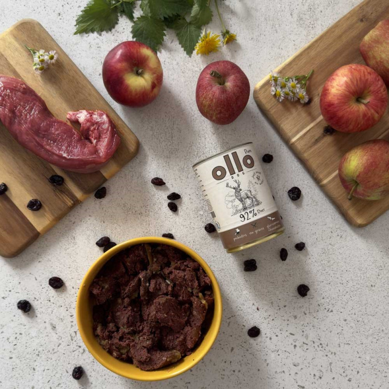 OLLO Pure Deer märg koeratoit, 850 g