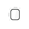 Tech-Protect Glass Flex+ Huawei Watch Fit 5 hübriidklaas, must (2 tk)