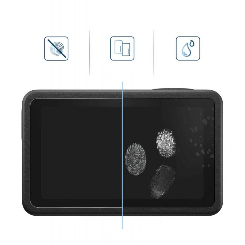 Tech-Protect Glass Fit+ karastatud klaas DJI Osmo Action 5 Pro jaoks, läbipaistev (2 tk)
